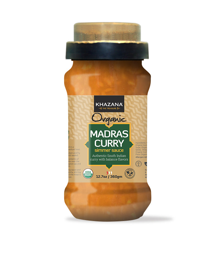 Organic Madras Curry Simmer Sauce