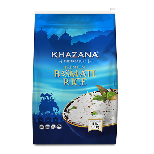 Khazana Premium Basmati Rice (Blue)