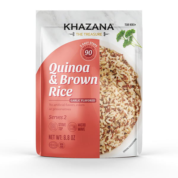 Quinoa & Brown Rice – Garlic Flavored