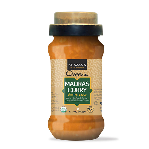 Khazana Organic Madras Curry Simmer Sauce
