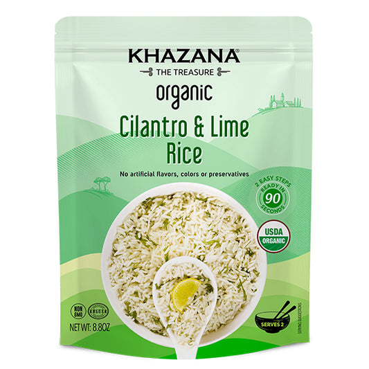 Khazana Organic RTE Cilantro & Lime Rice