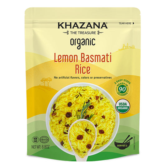 Khazana Organic RTE Lemon Basmati Rice