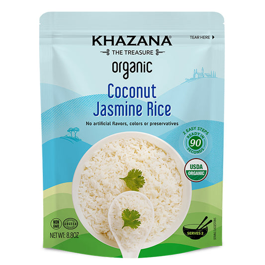 Khazana Organic RTE Coconut Jasmine Rice