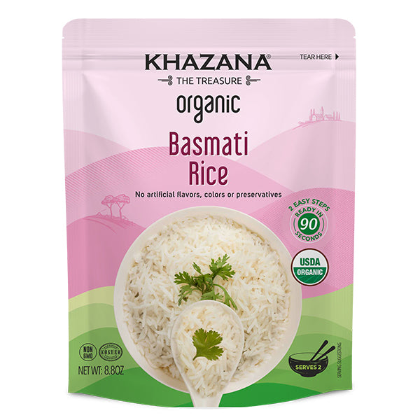 Shop Organic Ready to Eat Basmati Rice | Khazana